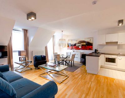 Stadtzentrum-Penthouse mit einzigartiger Dachterrasse