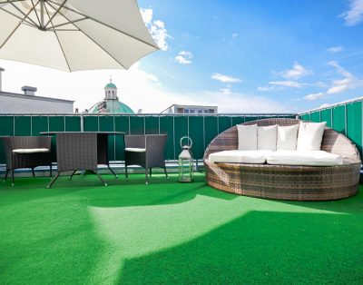 Stadtzentrum-Penthouse mit einzigartiger Dachterrasse