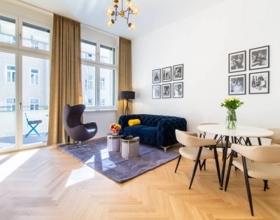 Elegant accommodation with balcony in 5th district